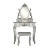 Dunelm Toulouse 3 Drawer Dressing Table Set With Mirror
