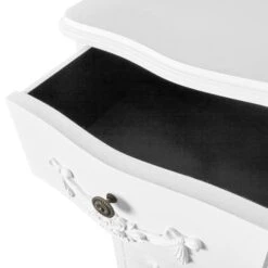 Dunelm Toulouse Tall 5 Drawer Chest, Ivory -The Furniture Store 30139829 alt04