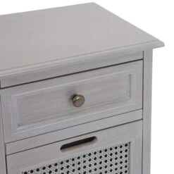 Dunelm Lucy Cane 3 Drawer Bedside Table -The Furniture Store 30267546 alt05