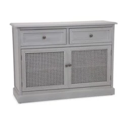 Dunelm Lucy Cane Grey Small Sideboard 8 Dunelm Lucy Cane Grey Small Sideboard -The Furniture Store 30267547 alt03