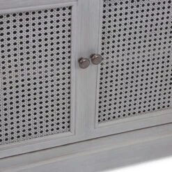 Dunelm Lucy Cane Grey Small Sideboard 11 Dunelm Lucy Cane Grey Small Sideboard -The Furniture Store 30267547 alt06