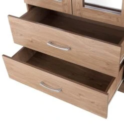 Seconique Charles Triple Wardrobe, Mirrored -The Furniture Store 30520333 alt04