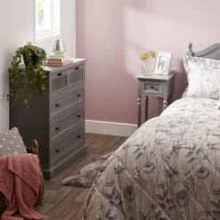 Dunelm Lucy Cane 5 Drawer Chest -The Furniture Store 30564783 alt03