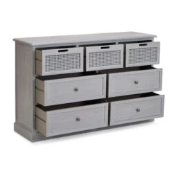 Dunelm Lucy Cane 7 Drawer Chest -The Furniture Store 30569887 alt03