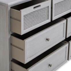 Dunelm Lucy Cane 7 Drawer Chest -The Furniture Store 30569887 alt05