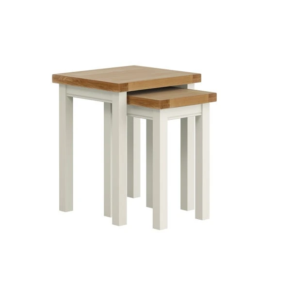 Dunelm Compton Ivory Nest Of Tables 1 Dunelm Compton Ivory Nest Of Tables