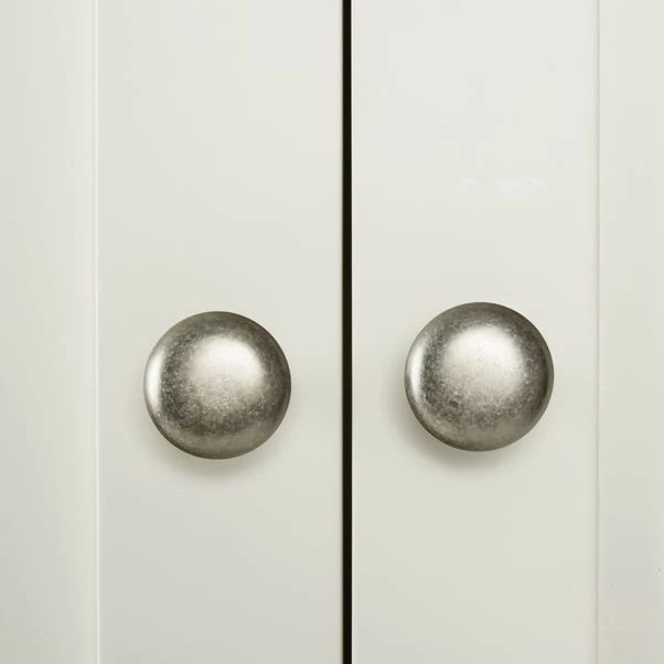 Dunelm Compton Double 3 Drawer Wardrobe, Ivory & Oak 6 Dunelm Compton Double 3 Drawer Wardrobe, Ivory & Oak - Image 6