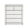 Dunelm Fitzgerald 5 Drawer Chest, Mirrored