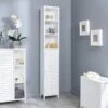 Lloyd Pascal White Tuscany Tall Cabinet