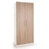 Harmony Euston Double Wardrobe, White