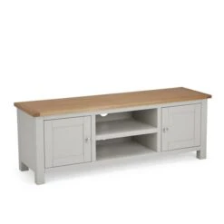 Dunelm Bromley Grey Wide TV Stand -The Furniture Store 30645265 alt03