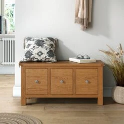 Dunelm Bromley Oak Storage Bench