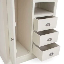 Dunelm Compton Small Wardrobe, Ivory & Oak -The Furniture Store 30645271 alt03