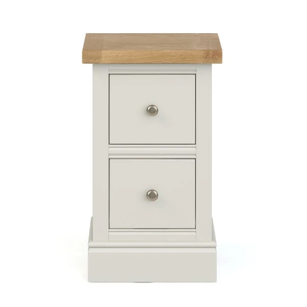 Dunelm Compton 2 Drawer Slim Bedside Table, Oak 1 Dunelm Compton 2 Drawer Slim Bedside Table, Oak