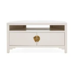 Dunelm Hanna Oyster Corner TV Stand