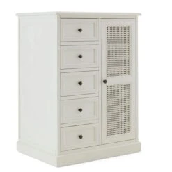 Dunelm Lucy Small Single 5 Drawer Wardrobe -The Furniture Store 30646642 alt02