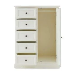 Dunelm Lucy Small Single 5 Drawer Wardrobe -The Furniture Store 30646642 alt03