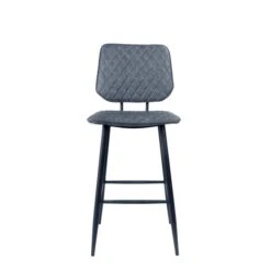 Dunelm Austin Faux Leather Bar Stool
