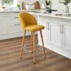 Dunelm Astrid Fabric Bar Stool