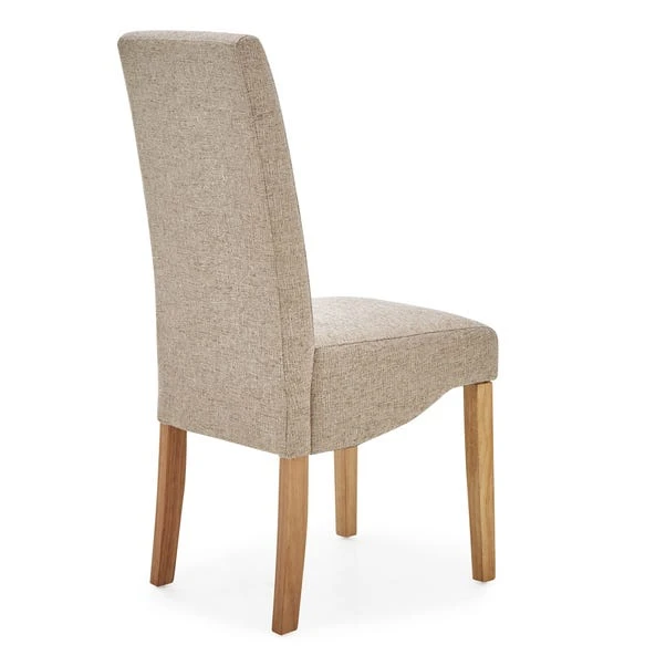 Dunelm Ethan Set Of 2 Dining Chairs Natural Boucle 6 Dunelm Ethan Set Of 2 Dining Chairs Natural Boucle - Image 6