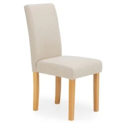 Dunelm Hugo Set Of 2 Dining Chairs Cream -The Furniture Store 30662750 alt02