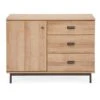 Dunelm Fulton Oak Effect Small Sideboard