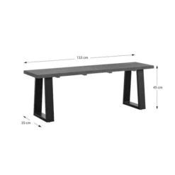 Dunelm Jackson Dining Bench -The Furniture Store 30666559 alt09