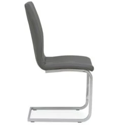 Dunelm Jamison Set Of 2 Faux Leather Grey Dining Chairs -The Furniture Store 30668447 alt04