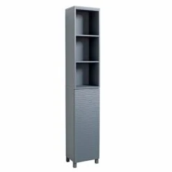 Lloyd Pascal Grey Wave Tall Cabinet