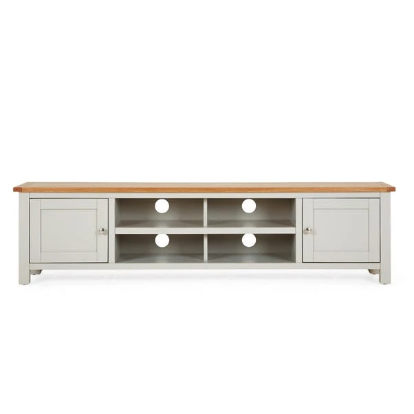 Dunelm Bromley Grey Extra Wide TV Stand 2 Dunelm Bromley Grey Extra Wide TV Stand - Image 2
