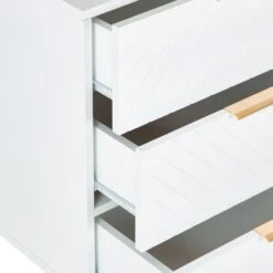 Dunelm Maurice 6 Drawer Chest, White 8 Dunelm Maurice 6 Drawer Chest, White -The Furniture Store 30685398 alt04