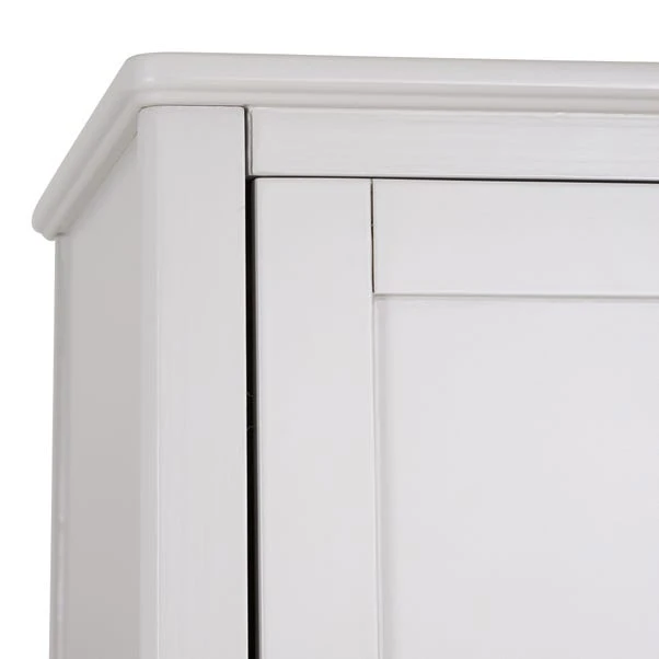 Dunelm Clara Double 1 Drawer Wardrobe, Grey 5 Dunelm Clara Double 1 Drawer Wardrobe, Grey - Image 5