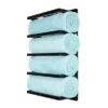 Lloyd Pascal Matt Black 5 Tier Wall Towel Rack