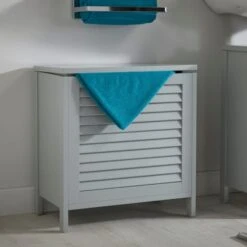 Lloyd Pascal Grey Tuscany Laundry Hamper