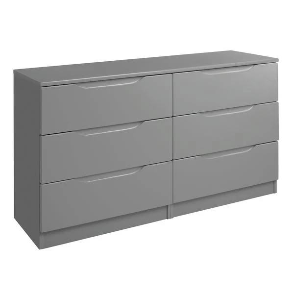 One Call Furniture Legato Wide 6 Drawer Chest 1 One Call Furniture Legato Wide 6 Drawer Chest