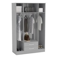 Birlea Lynx 4 Door Wardrobe Mirrored -The Furniture Store 30693714 alt02