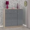 Seconique Nevada Small Single 5 Drawer Wardrobe