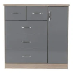 Seconique Nevada Small Single 5 Drawer Wardrobe 8 Seconique Nevada Small Single 5 Drawer Wardrobe -The Furniture Store 30694090 alt02