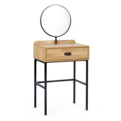 Dunelm Greenwich Small 1 Drawer Dressing Table With Mirror 8 Dunelm Greenwich Small 1 Drawer Dressing Table With Mirror -The Furniture Store 30712309 alt02