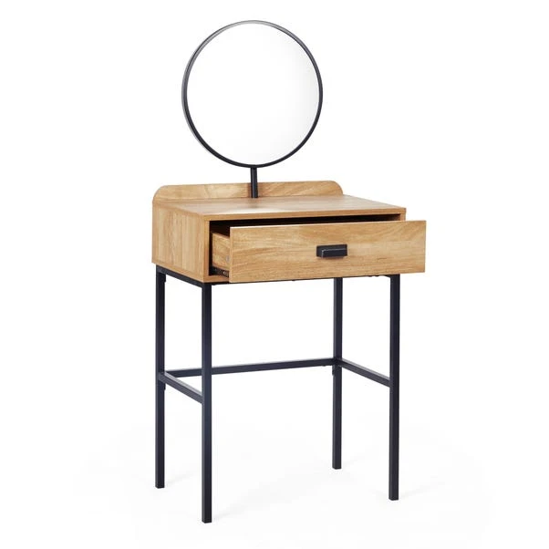 Dunelm Greenwich Small 1 Drawer Dressing Table With Mirror 4 Dunelm Greenwich Small 1 Drawer Dressing Table With Mirror - Image 4