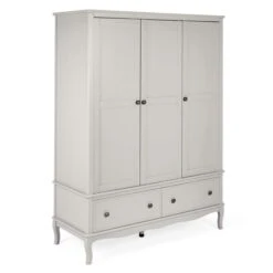 Dunelm Clara Triple Wardrobe, Grey -The Furniture Store 30712489 alt02