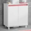 Lloyd Pascal Vienna White Under Sink Unit With Reversible 4 In 1 Colour Bar