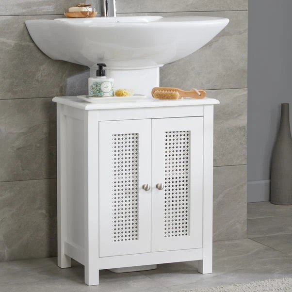 Lloyd Pascal Palermo Cane White Undersink Unit 1 Lloyd Pascal Palermo Cane White Undersink Unit