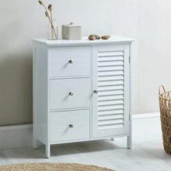 Dunelm Nautical 3 Drawer Cabinet Unit