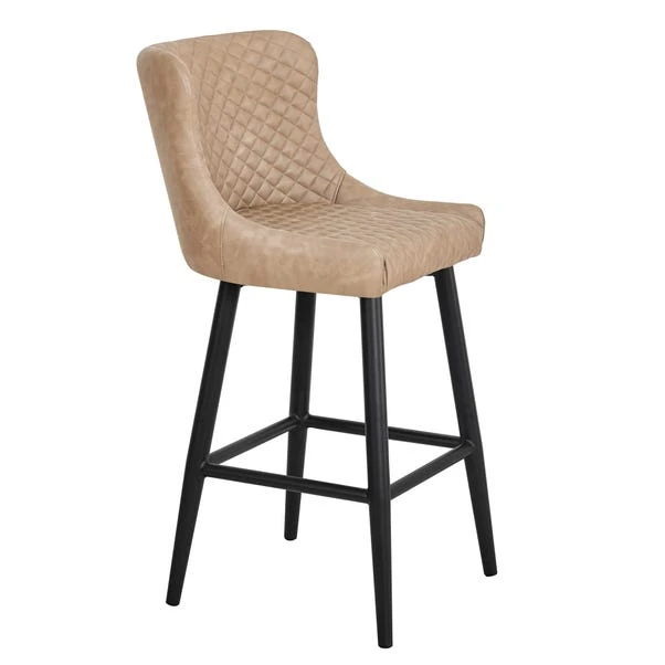 Dunelm Montreal Faux Leather Bar Stool 3 Dunelm Montreal Faux Leather Bar Stool - Image 3