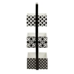 Dunelm Geo Tile Monochrome Caddy 8 Dunelm Geo Tile Monochrome Caddy -The Furniture Store 30727567 alt02