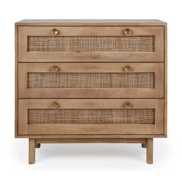 Dunelm Indi 3 Drawer Chest, Mango Wood 2 Dunelm Indi 3 Drawer Chest, Mango Wood - Image 2