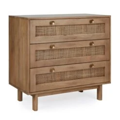 Dunelm Indi 3 Drawer Chest, Mango Wood 8 Dunelm Indi 3 Drawer Chest, Mango Wood -The Furniture Store 30727645 alt02