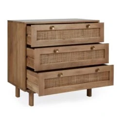 Dunelm Indi 3 Drawer Chest, Mango Wood 9 Dunelm Indi 3 Drawer Chest, Mango Wood -The Furniture Store 30727645 alt03