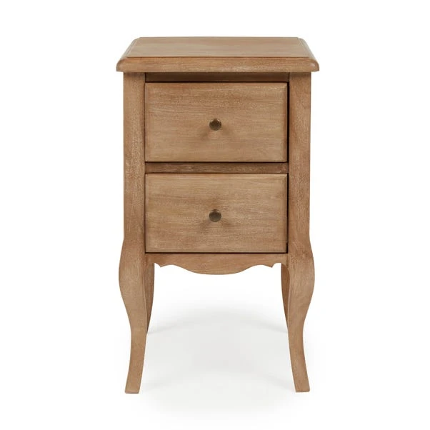 Dunelm Giselle 2 Drawer Bedside Table, Mango Wood 2 Dunelm Giselle 2 Drawer Bedside Table, Mango Wood - Image 2